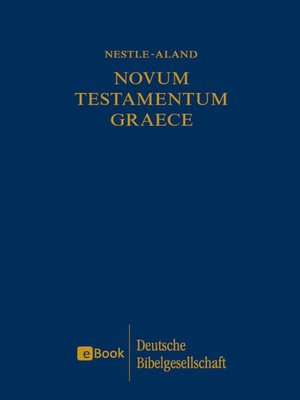 cover image of Novum Testamentum Graece